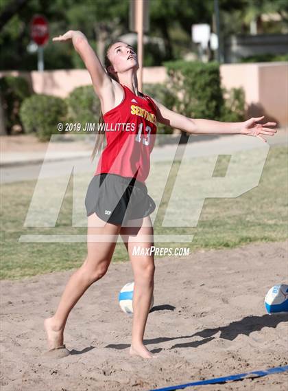 Thumbnail 2 in Seton Catholic vs Combs (McQueen Park)  photogallery.