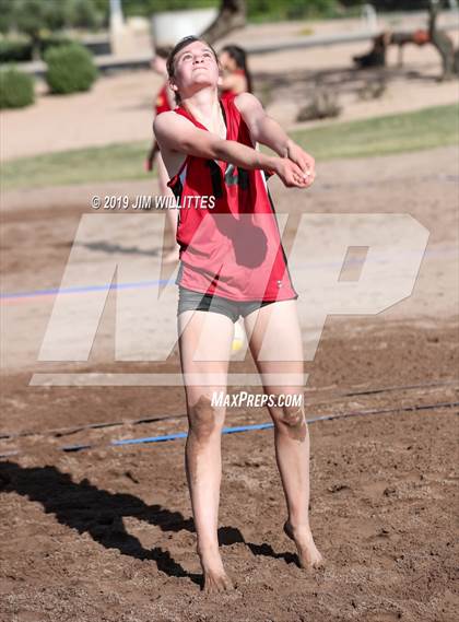Thumbnail 2 in Seton Catholic vs Combs (McQueen Park)  photogallery.