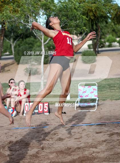 Thumbnail 2 in Seton Catholic vs Combs (McQueen Park)  photogallery.