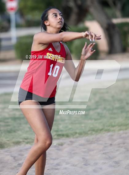 Thumbnail 1 in Seton Catholic vs Combs (McQueen Park)  photogallery.