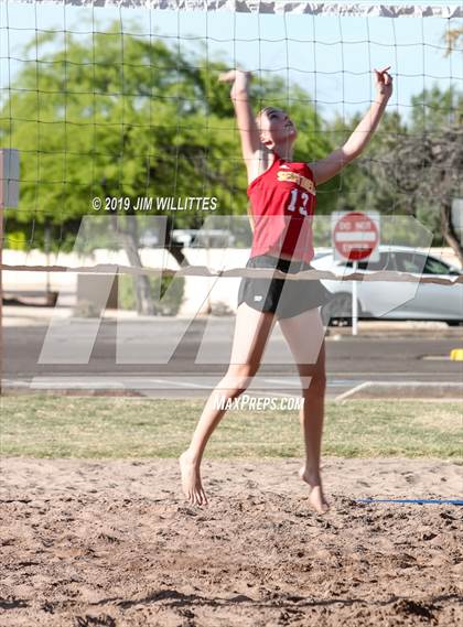 Thumbnail 2 in Seton Catholic vs Combs (McQueen Park)  photogallery.