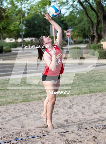 Thumbnail 1 in Seton Catholic vs Combs (McQueen Park)  photogallery.