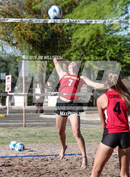 Thumbnail 3 in Seton Catholic vs Combs (McQueen Park)  photogallery.