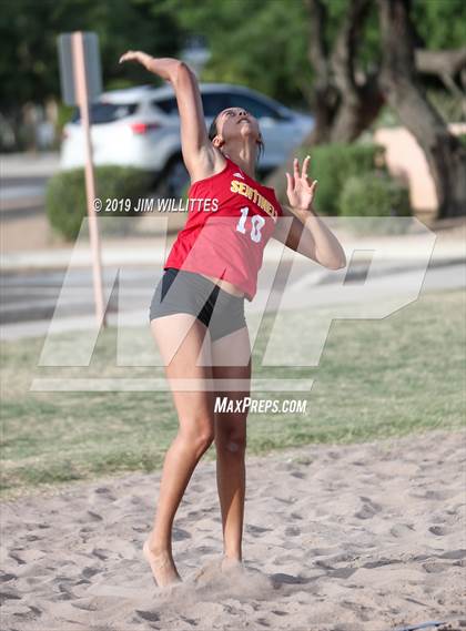 Thumbnail 1 in Seton Catholic vs Combs (McQueen Park)  photogallery.