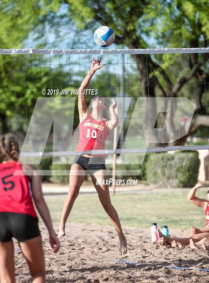 Thumbnail 2 in Seton Catholic vs Combs (McQueen Park)  photogallery.