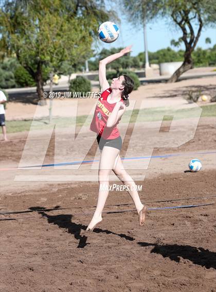 Thumbnail 2 in Seton Catholic vs Combs (McQueen Park)  photogallery.