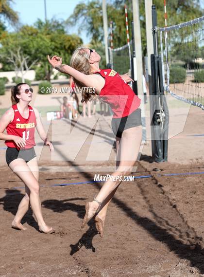 Thumbnail 3 in Seton Catholic vs Combs (McQueen Park)  photogallery.