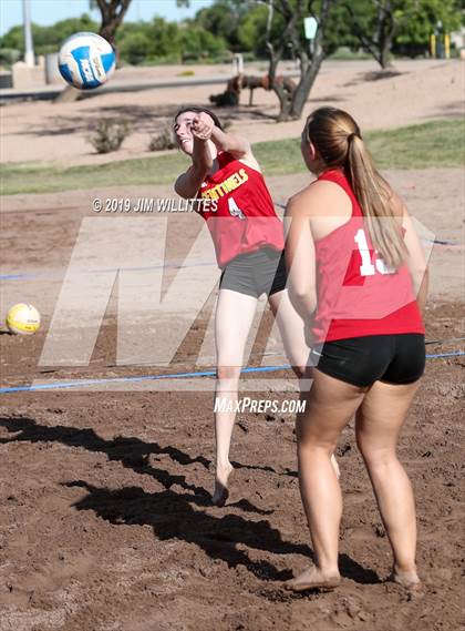 Thumbnail 3 in Seton Catholic vs Combs (McQueen Park)  photogallery.