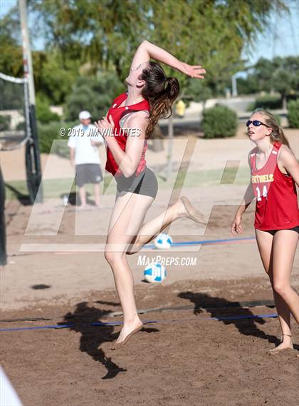 Thumbnail 3 in Seton Catholic vs Combs (McQueen Park)  photogallery.