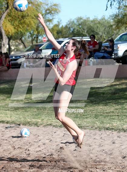 Thumbnail 2 in Seton Catholic vs Combs (McQueen Park)  photogallery.