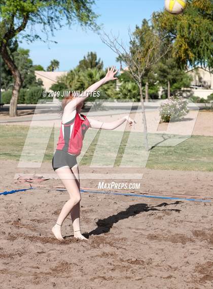 Thumbnail 1 in Seton Catholic vs Combs (McQueen Park)  photogallery.
