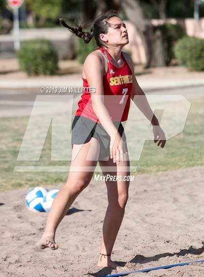 Thumbnail 3 in Seton Catholic vs Combs (McQueen Park)  photogallery.