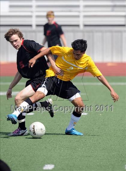 Thumbnail 3 in Mt. Pleasant vs Lovejoy (4A Region 2 Semifinals) photogallery.