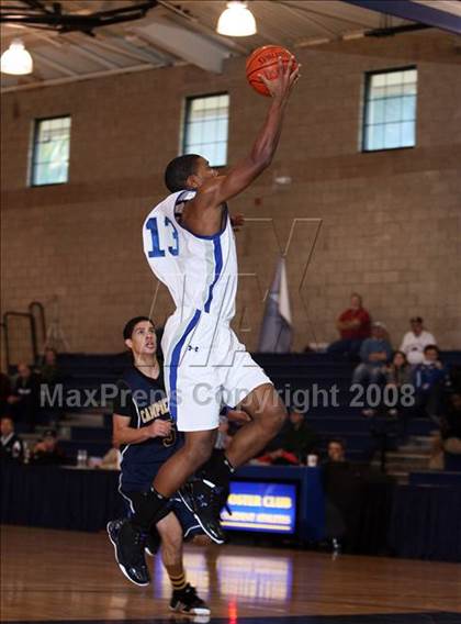 Thumbnail 1 in Campbell Hall vs O'Connell (Mission Prep Christmas Classic)  photogallery.
