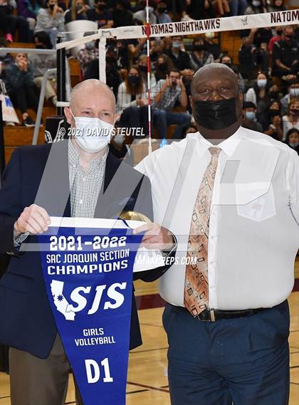 Thumbnail 2 in Cosumnes Oaks vs. Oak Ridge (CIF SJS D1 Final) photogallery.