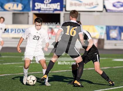 Thumbnail 3 in Quaker Valley vs. Lancaster Mennonite (PIAA Class 2A Final) photogallery.