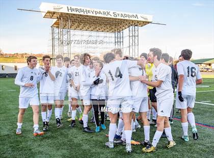 Thumbnail 1 in Quaker Valley vs. Lancaster Mennonite (PIAA Class 2A Final) photogallery.