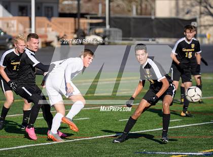 Thumbnail 3 in Quaker Valley vs. Lancaster Mennonite (PIAA Class 2A Final) photogallery.