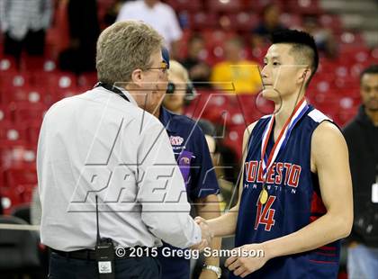 Thumbnail 2 in Bishop O'Dowd vs Modesto Christian (CIF NorCal Regional Open Division Final) photogallery.