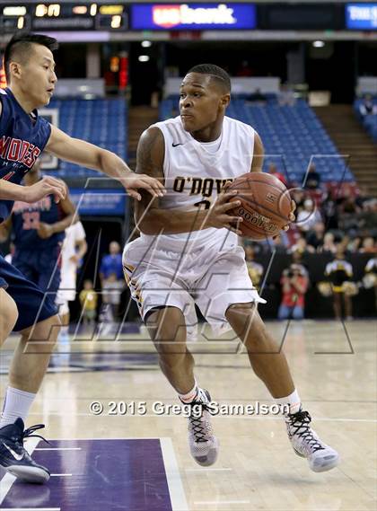 Thumbnail 2 in Bishop O'Dowd vs Modesto Christian (CIF NorCal Regional Open Division Final) photogallery.