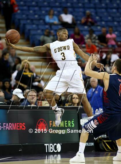 Thumbnail 2 in Bishop O'Dowd vs Modesto Christian (CIF NorCal Regional Open Division Final) photogallery.
