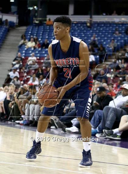 Thumbnail 2 in Bishop O'Dowd vs Modesto Christian (CIF NorCal Regional Open Division Final) photogallery.