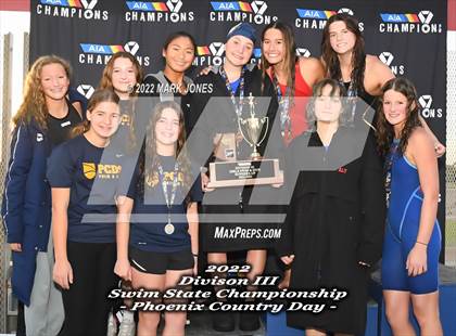 Thumbnail 1 in AIA Division III Swim State Championships - Awards photogallery.