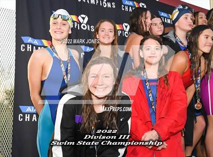 Thumbnail 2 in AIA Division III Swim State Championships - Awards photogallery.