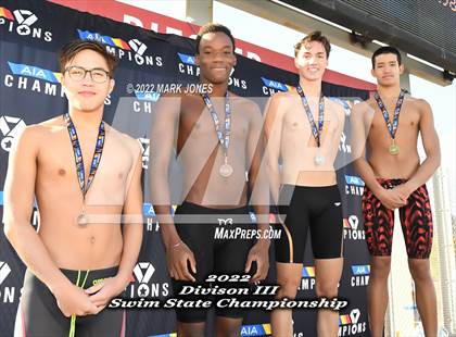 Thumbnail 2 in AIA Division III Swim State Championships - Awards photogallery.