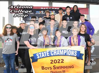 Thumbnail 1 in AIA Division III Swim State Championships - Awards photogallery.