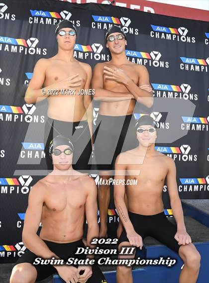Thumbnail 2 in AIA Division III Swim State Championships - Awards photogallery.