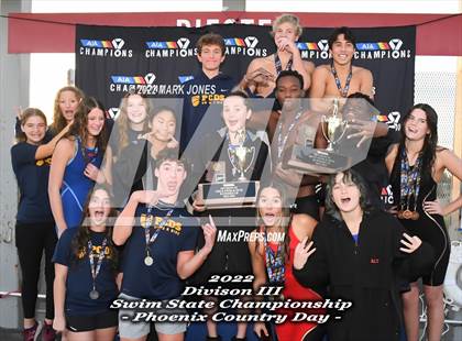 Thumbnail 2 in AIA Division III Swim State Championships - Awards photogallery.