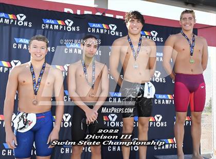 Thumbnail 2 in AIA Division III Swim State Championships - Awards photogallery.