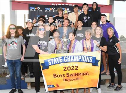 Thumbnail 3 in AIA Division III Swim State Championships - Awards photogallery.