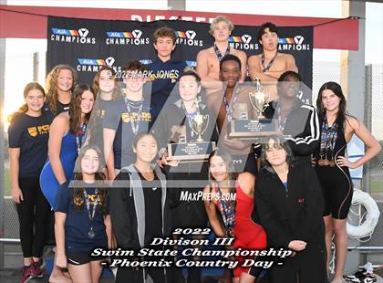 Thumbnail 3 in AIA Division III Swim State Championships - Awards photogallery.