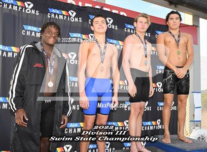 Thumbnail 2 in AIA Division III Swim State Championships - Awards photogallery.