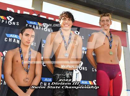 Thumbnail 2 in AIA Division III Swim State Championships - Awards photogallery.