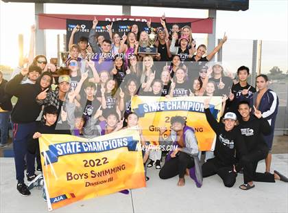 Thumbnail 1 in AIA Division III Swim State Championships - Awards photogallery.