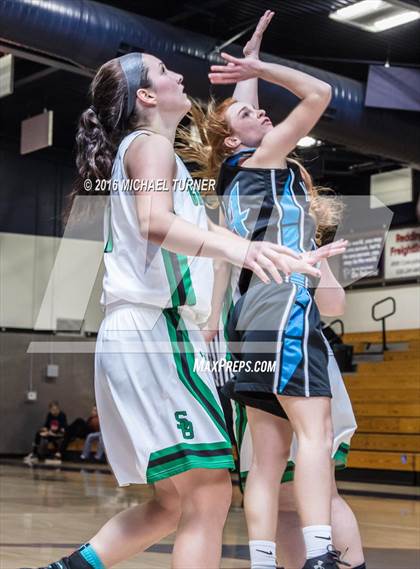 Thumbnail 3 in St. Bernard's vs. Pleasant Valley photogallery.