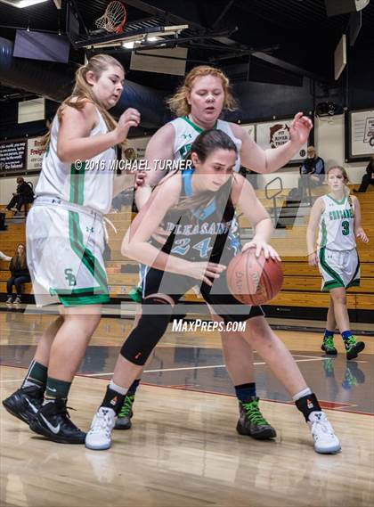 Thumbnail 3 in St. Bernard's vs. Pleasant Valley photogallery.
