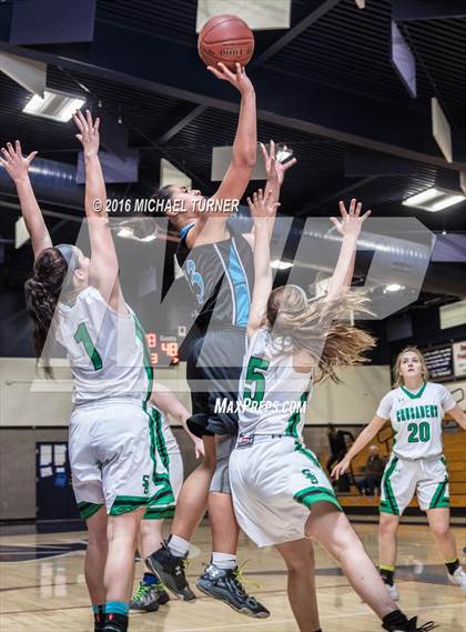 Thumbnail 2 in St. Bernard's vs. Pleasant Valley photogallery.