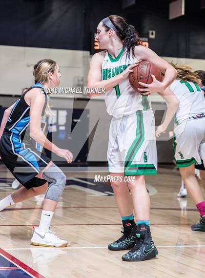 Thumbnail 3 in St. Bernard's vs. Pleasant Valley photogallery.