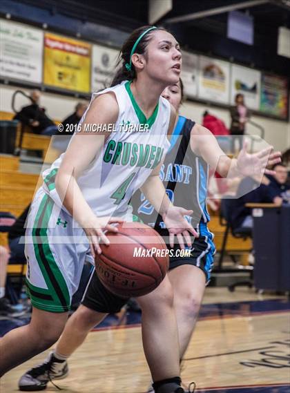 Thumbnail 2 in St. Bernard's vs. Pleasant Valley photogallery.