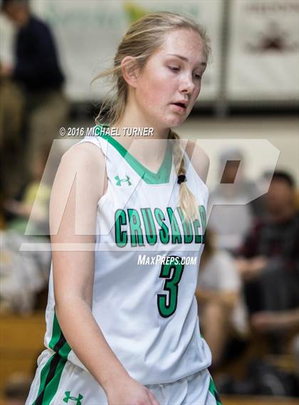 Thumbnail 3 in St. Bernard's vs. Pleasant Valley photogallery.