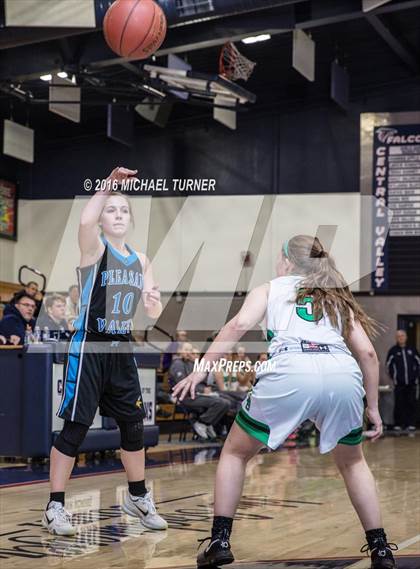 Thumbnail 2 in St. Bernard's vs. Pleasant Valley photogallery.