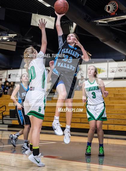 Thumbnail 1 in St. Bernard's vs. Pleasant Valley photogallery.