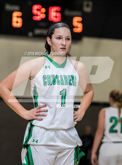 Thumbnail 3 in St. Bernard's vs. Pleasant Valley photogallery.