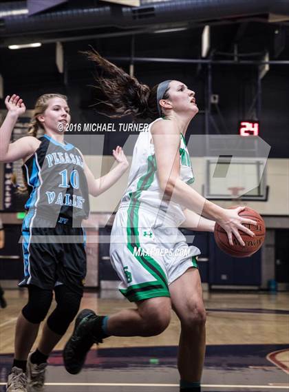 Thumbnail 2 in St. Bernard's vs. Pleasant Valley photogallery.