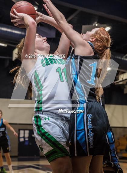 Thumbnail 2 in St. Bernard's vs. Pleasant Valley photogallery.