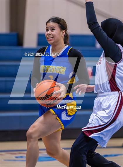 Thumbnail 1 in Victory Christian Academy vs. Averroes photogallery.